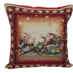 Cuscino natale con slitta