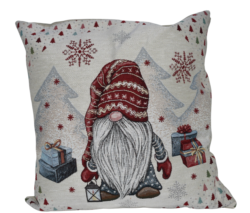 Cuscino di natale con gnomo